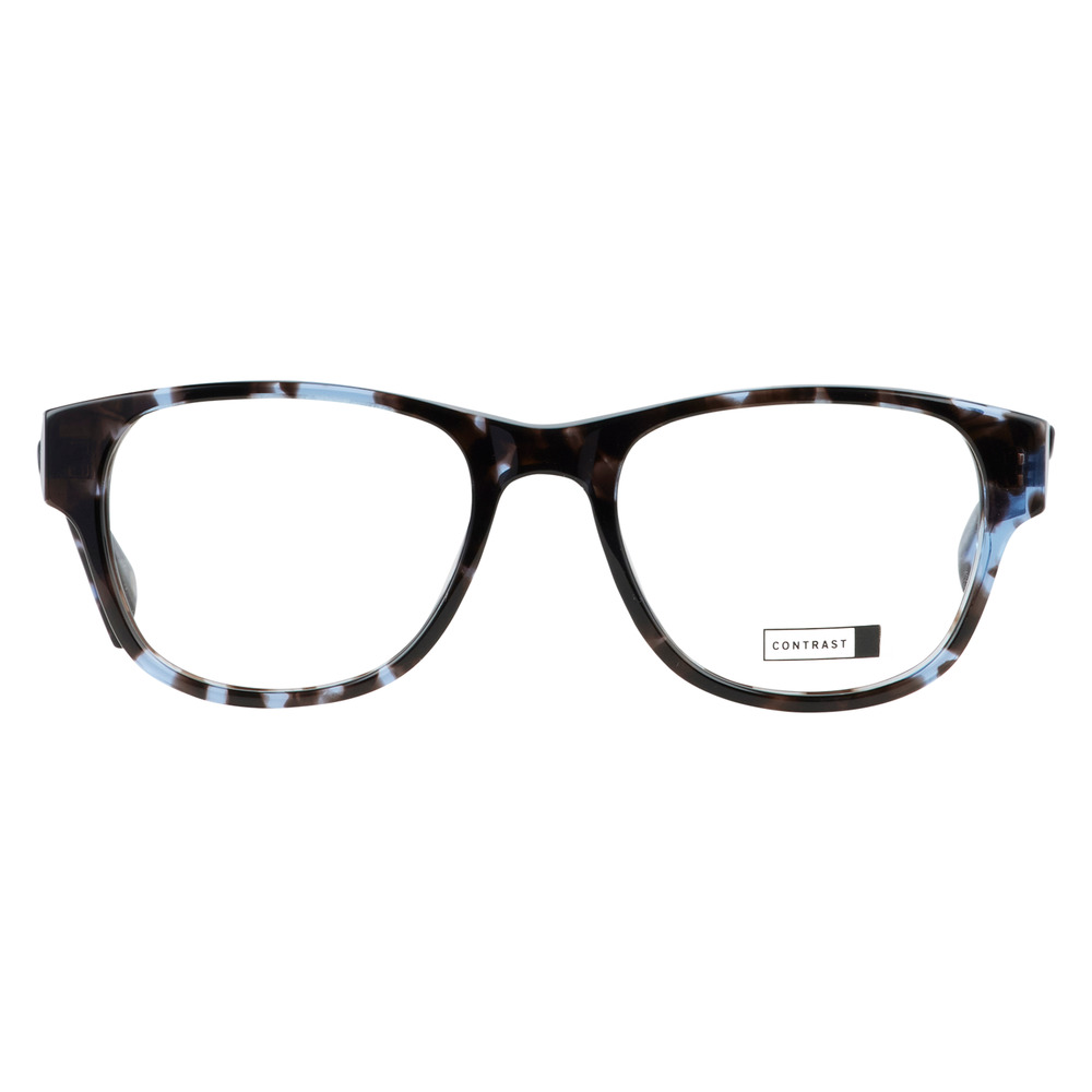 CONTRAST GABLE TORTOISE BLUE AUTHENTIC EYEGLASSES FRAMES 50-18-140